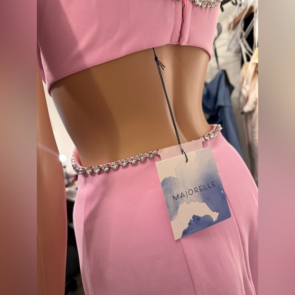 Matteson Gown in Bubblegum Pink
MAJORELLE revolve embellished sequined backless - Picture 7 of 9